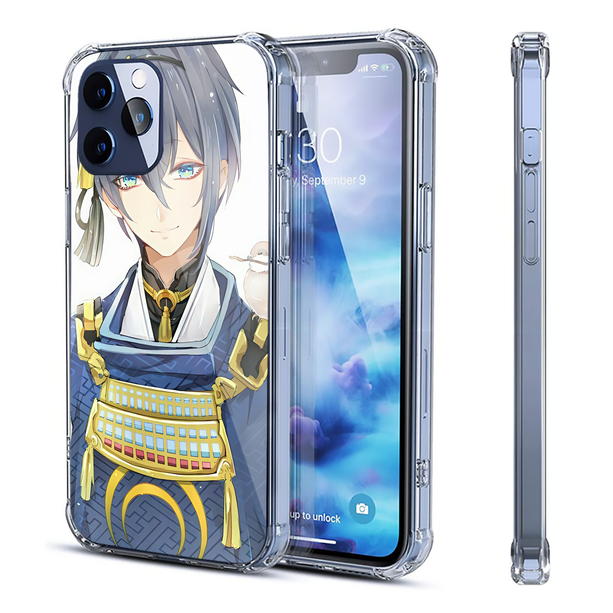 （画像用） 刀剣乱舞 Touken Ranbu 【iPhone 12シリーズ対応】透明スマホケース（クリアソフトケース）